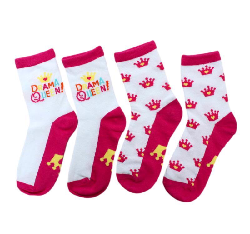 2 Pairs Kids Socks Comfy Unisex Cartoon Holiday Novelty Gift Girl Boy - Picture 17 of 19