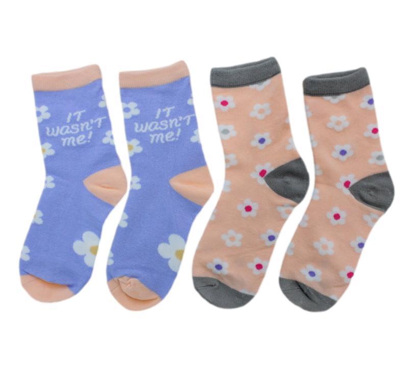 2 Pairs Kids Socks Comfy Unisex Cartoon Holiday Novelty Gift Girl Boy - Picture 18 of 19