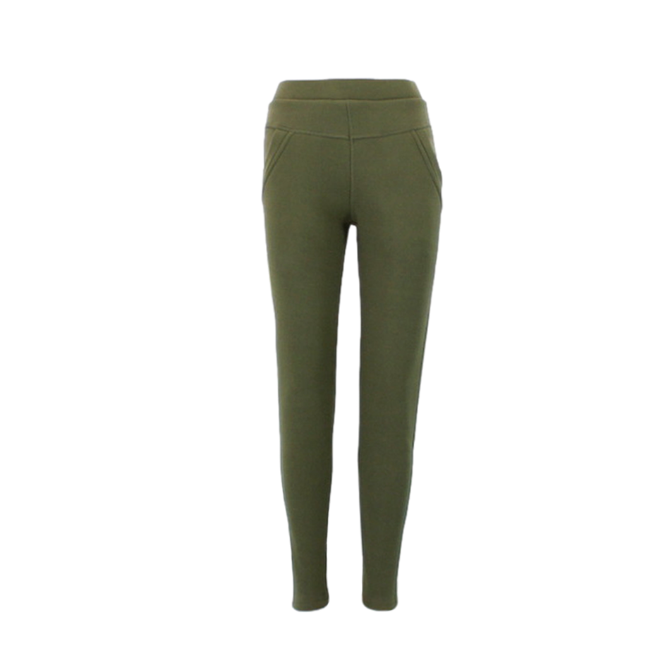 Women's Stretch Winter Slim Thermal Thick Fleece Lined Leggings Pants w Pockets - Picture 24 of 229