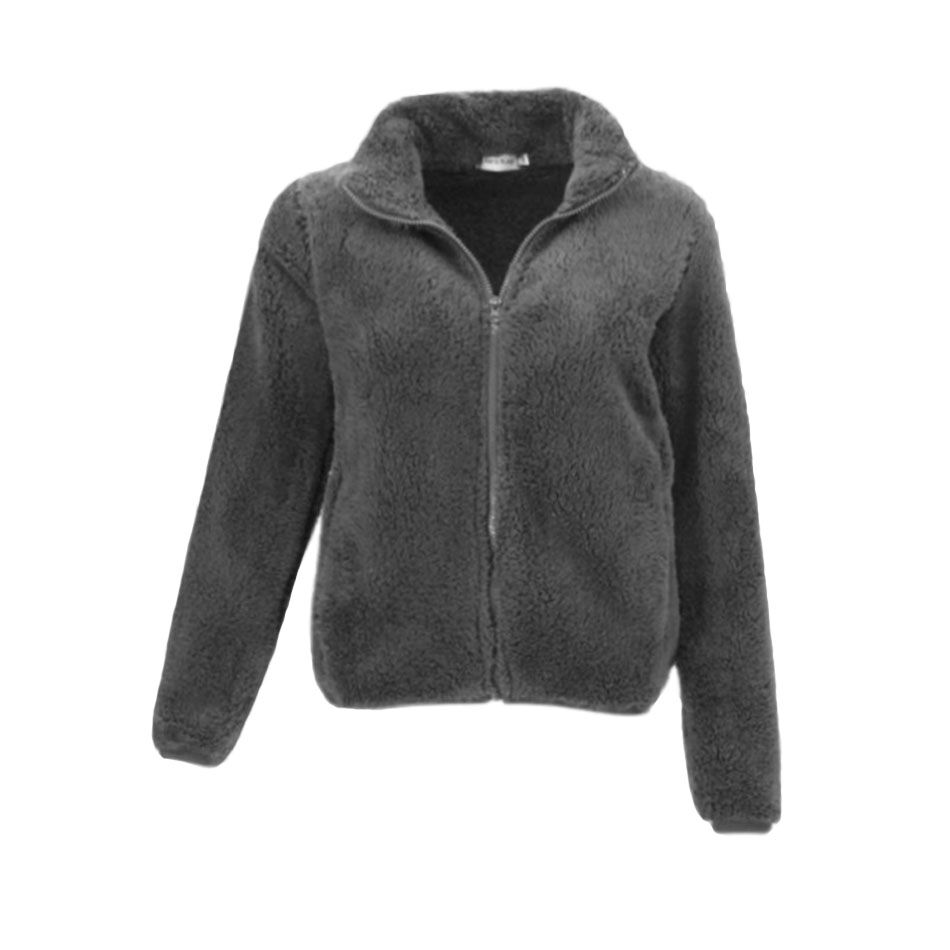 FIL Women's Sherpa Jacket Fleece Winter Warm Soft Teddy Casual Coat Zip Up - Picture 11 of 109