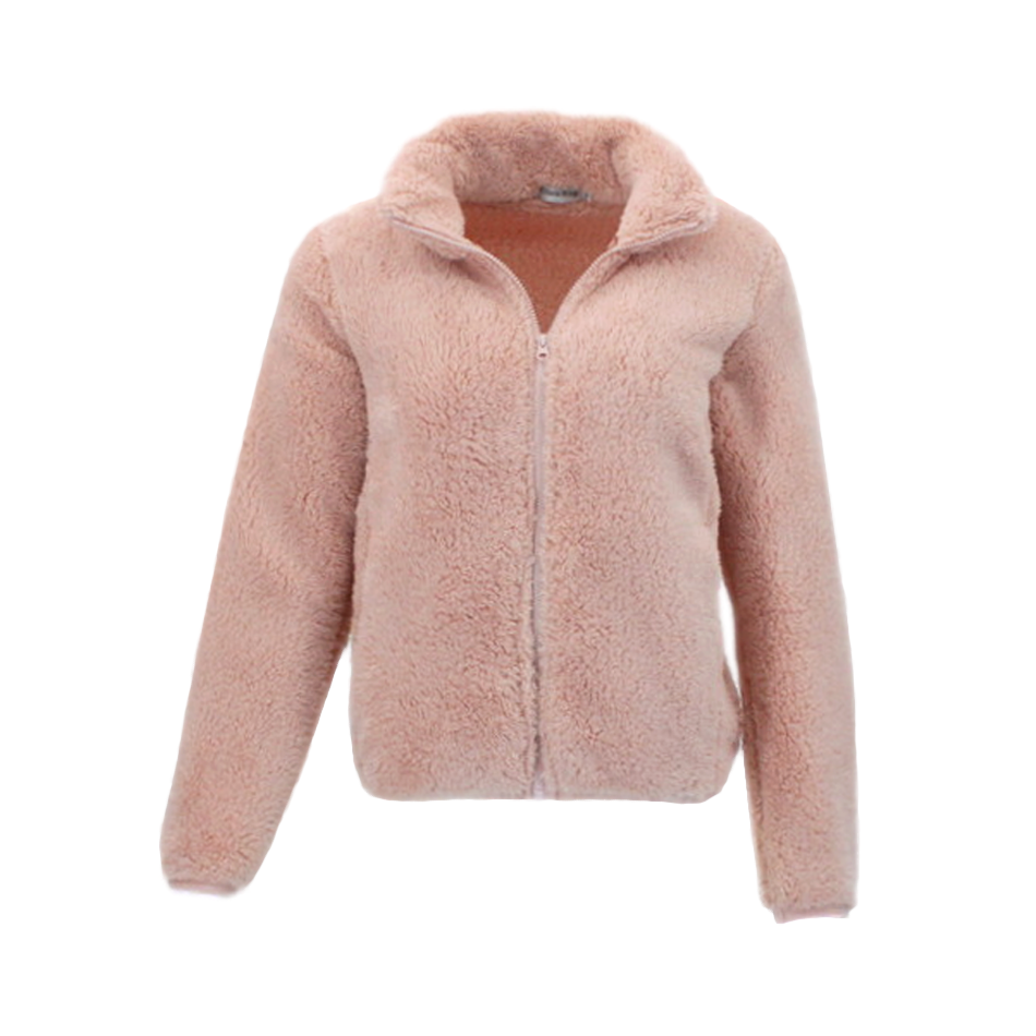 FIL Women's Sherpa Jacket Fleece Winter Warm Soft Teddy Casual Coat Zip Up - Picture 46 of 109