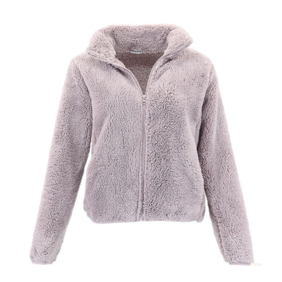 FIL Women's Sherpa Jacket Fleece Winter Warm Soft Teddy Casual Coat Zip Up - Picture 99 of 109