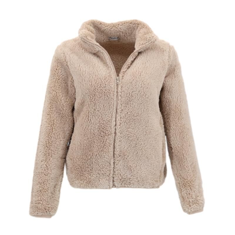 FIL Women's Sherpa Jacket Fleece Winter Warm Soft Teddy Casual Coat Zip Up - Picture 102 of 109