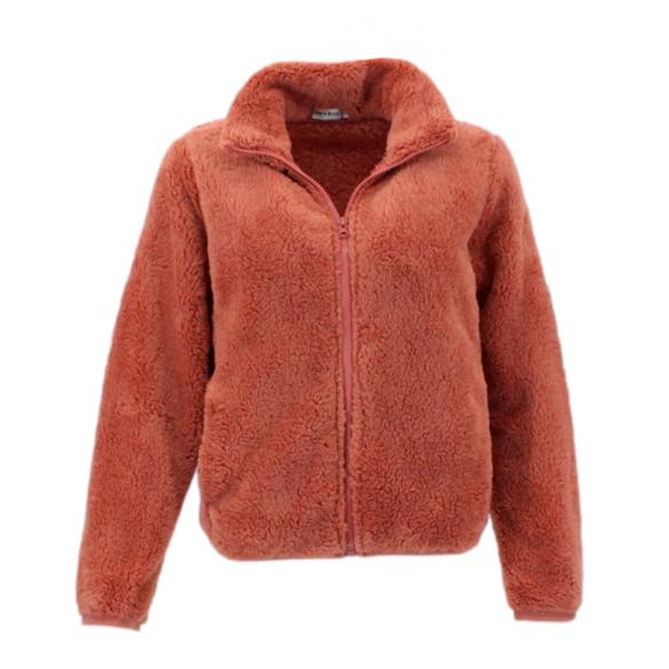 FIL Women's Sherpa Jacket Fleece Winter Warm Soft Teddy Casual Coat Zip Up - Picture 62 of 109