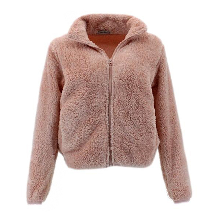 FIL Women's Sherpa Jacket Fleece Winter Warm Soft Teddy Casual Coat Zip Up - Picture 67 of 109