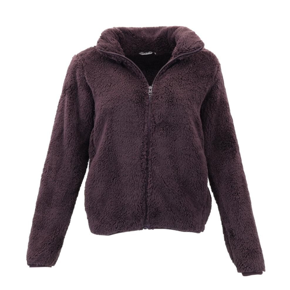 FIL Women's Sherpa Jacket Fleece Winter Warm Soft Teddy Casual Coat Zip Up - Picture 106 of 109