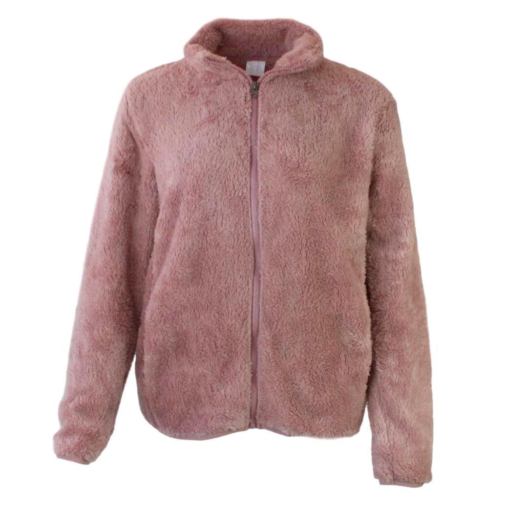 FIL Women's Sherpa Jacket Fleece Winter Warm Soft Teddy Casual Coat Zip Up - Picture 28 of 109