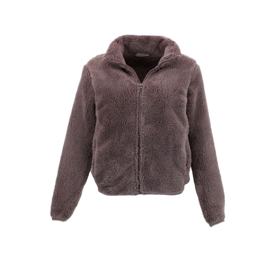FIL Women's Sherpa Jacket Fleece Winter Warm Soft Teddy Casual Coat Zip Up - Picture 88 of 109