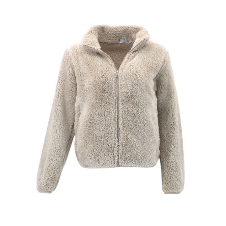 FIL Women's Sherpa Jacket Fleece Winter Warm Soft Teddy Casual Coat Zip Up - Picture 70 of 109