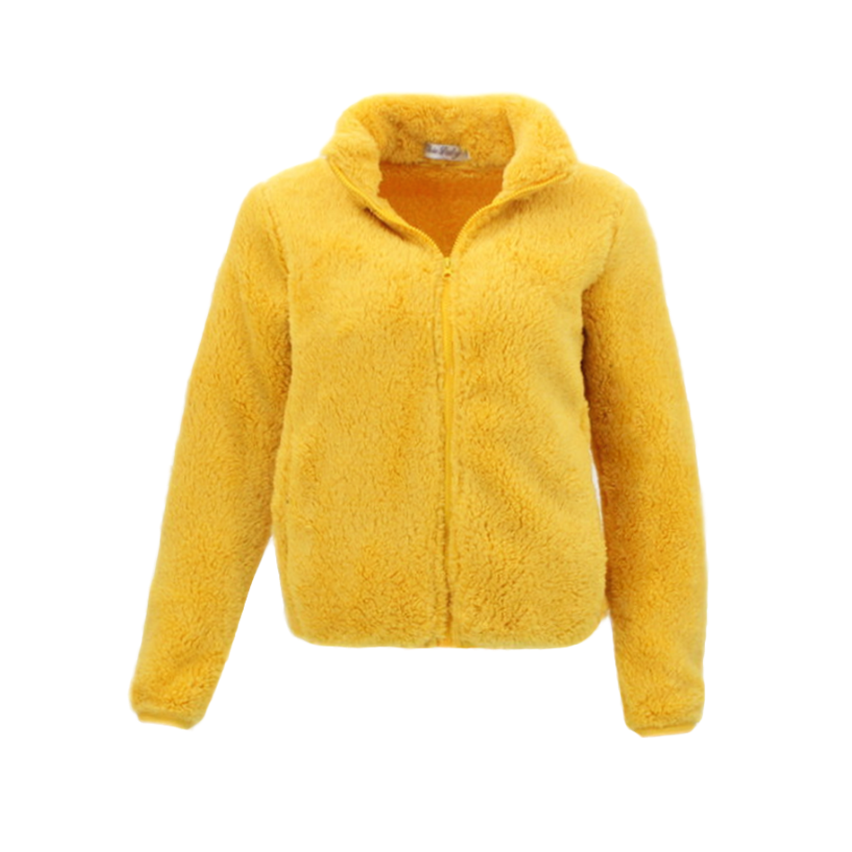 FIL Women's Sherpa Jacket Fleece Winter Warm Soft Teddy Casual Coat Zip Up - Picture 18 of 109