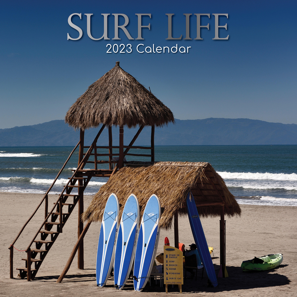 Surf Life - 2023 Square Wall Calendar 16 month by Gifted Stationery Surf Life - 2023 Square Wall Calendar 16 month by Gifted Stationery