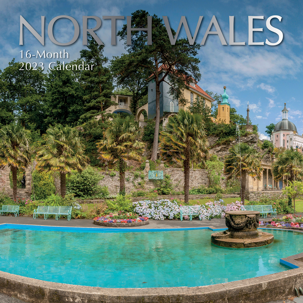 North Wales - 2023 Square Wall Calendar 16 month by Gifted Stationery