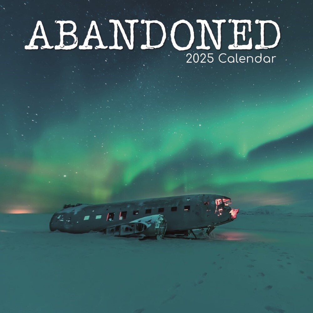Abandoned - 2025 Square Wall Calendar 16 month by Gifted Stationery - FIL