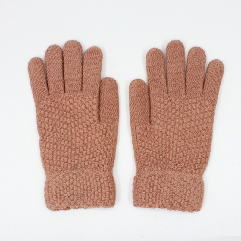 Unisex Fingerless Gloves – Knitted Thermal Winter Warm With Sherpa Lining, One Size