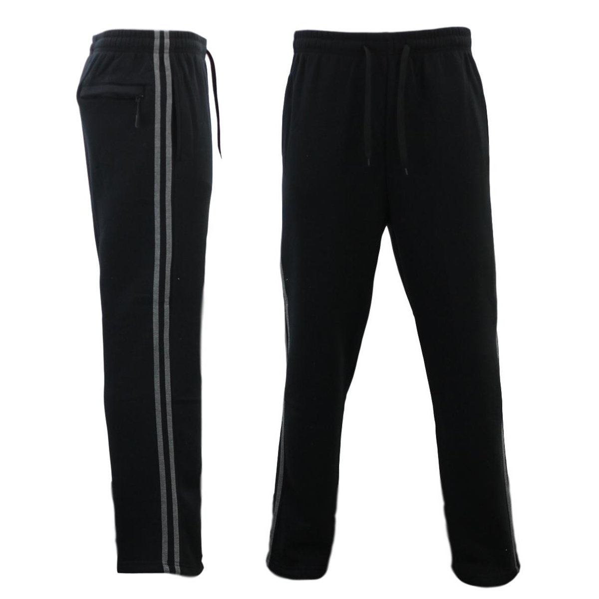 mens fleece lined jogging bottoms