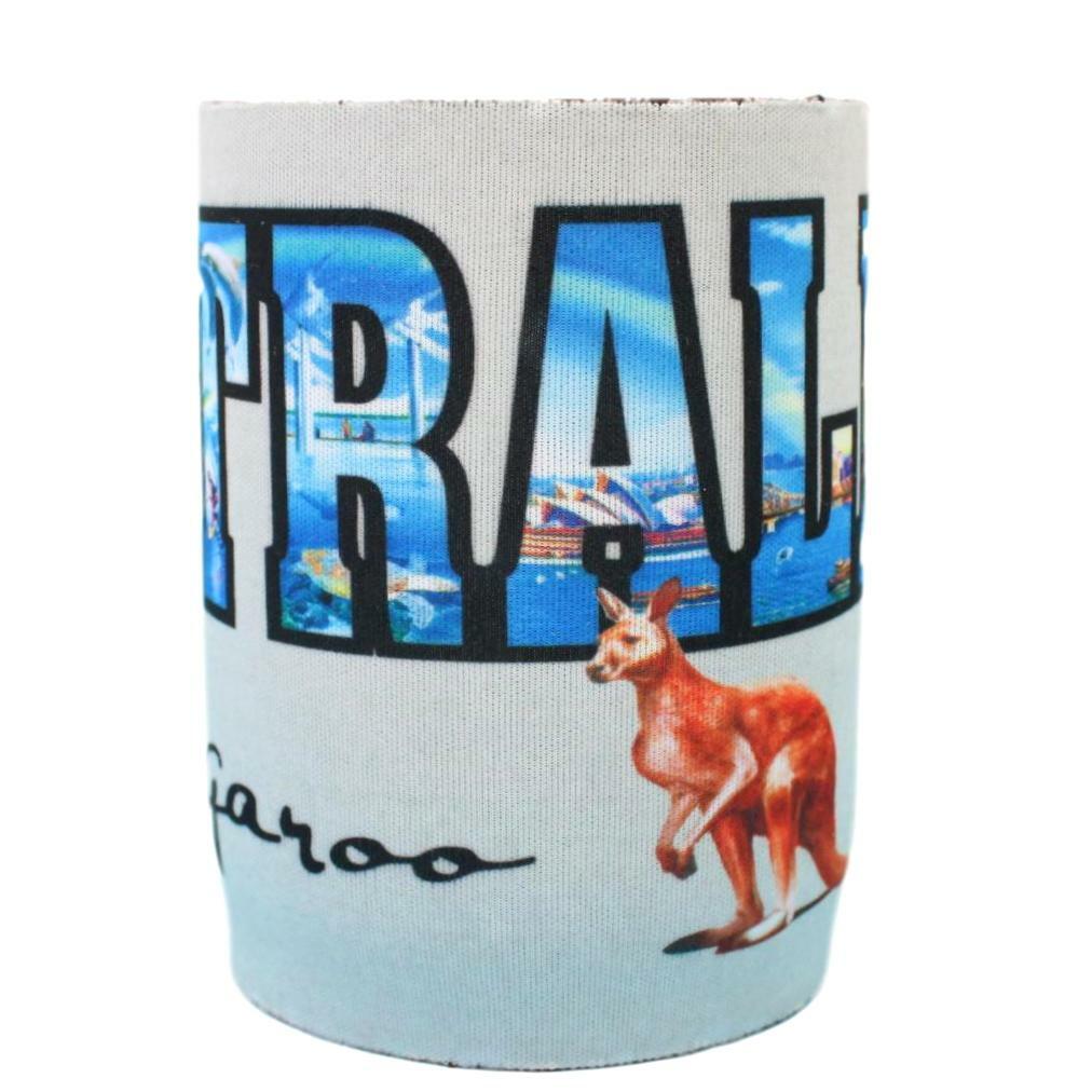 Stubby Holder Stubbie Can Beer Bottle Drink Cooler Australia Flag Funny Souvenir - Picture 77 of 110
