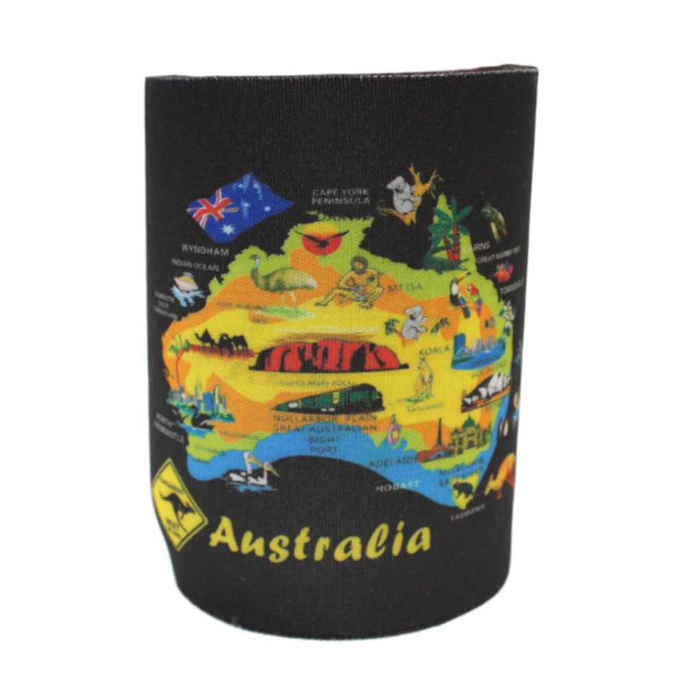 Stubby Holder Stubbie Can Beer Bottle Drink Cooler Australia Flag Funny Souvenir - Picture 8 of 110
