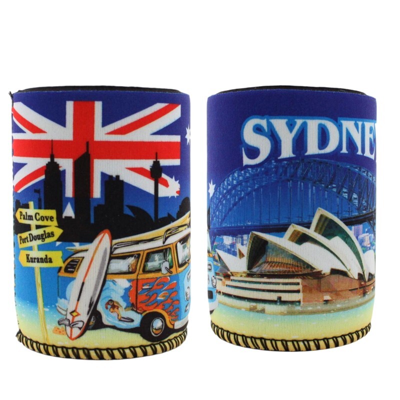 Stubby Holder Stubbie Can Beer Bottle Drink Cooler Australia Flag Funny Souvenir - Picture 55 of 110