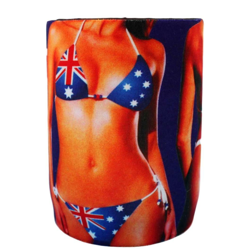 Stubby Holder Stubbie Can Beer Bottle Drink Cooler Australia Flag Funny Souvenir - Picture 71 of 110