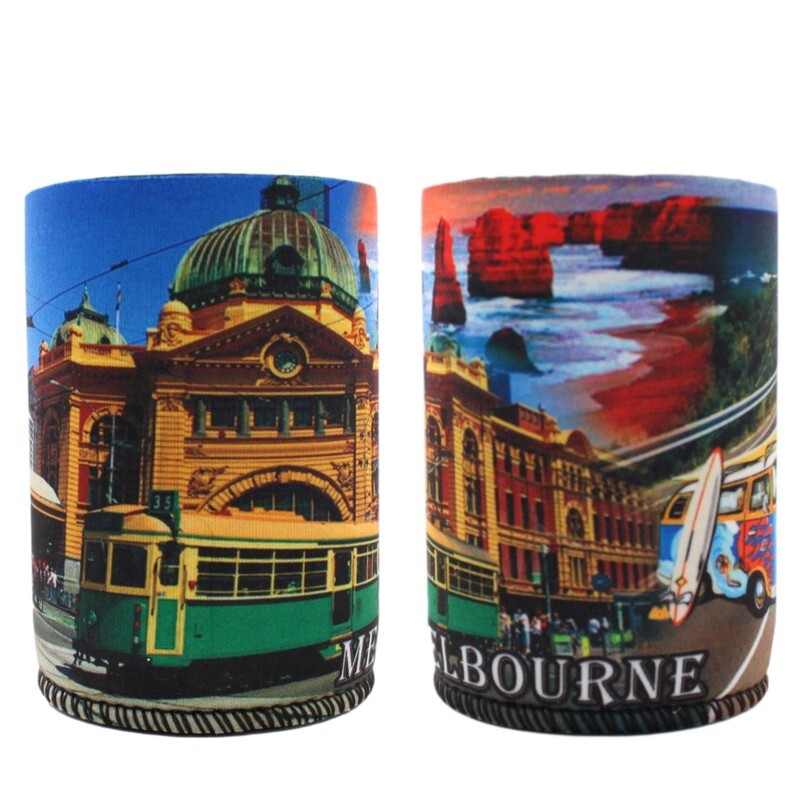 Stubby Holder Stubbie Can Beer Bottle Drink Cooler Australia Flag Funny Souvenir - Picture 47 of 110
