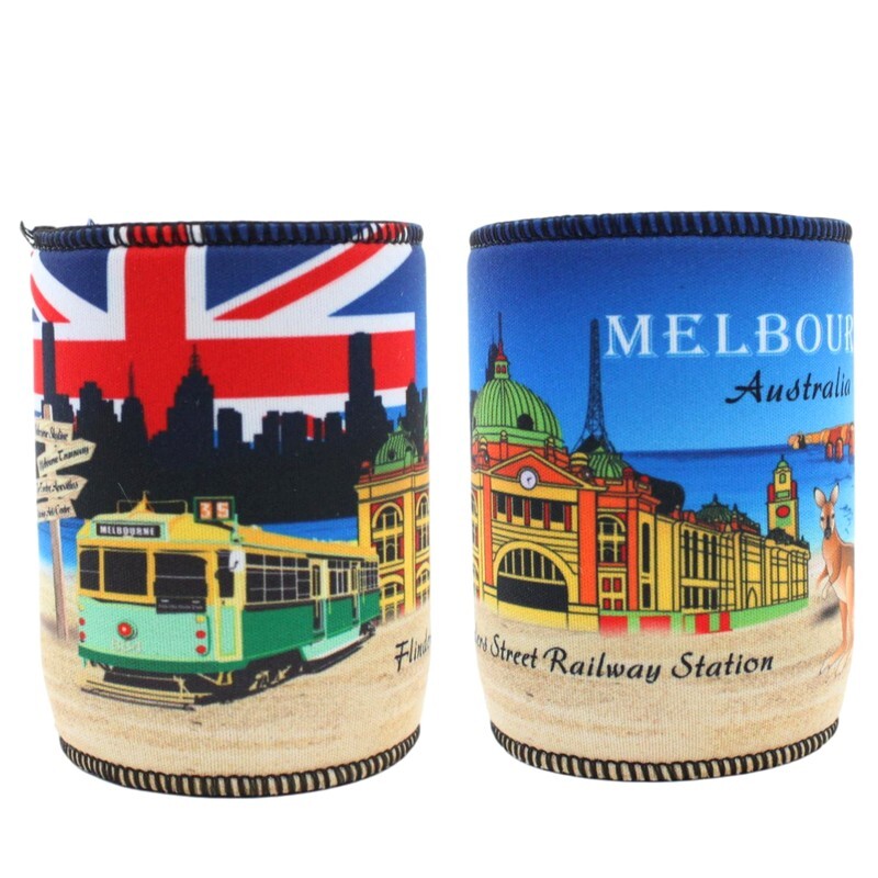 Stubby Holder Stubbie Can Beer Bottle Drink Cooler Australia Flag Funny Souvenir - Picture 48 of 110