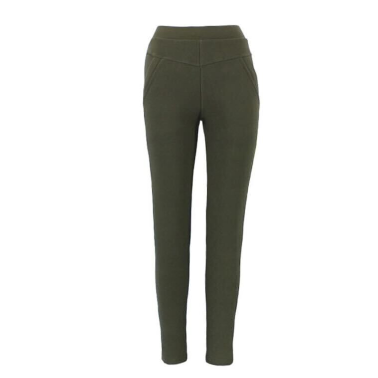 Women's Stretch Winter Slim Thermal Thick Fleece Lined Leggings Pants w Pockets - Picture 17 of 236