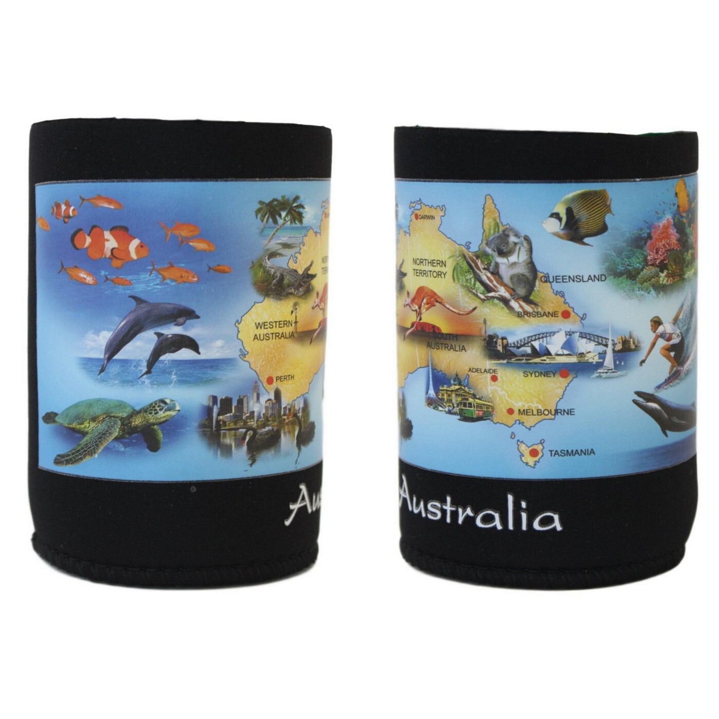 Stubby Holder Stubbie Can Beer Bottle Drink Cooler Australia Flag Funny Souvenir - Picture 9 of 110
