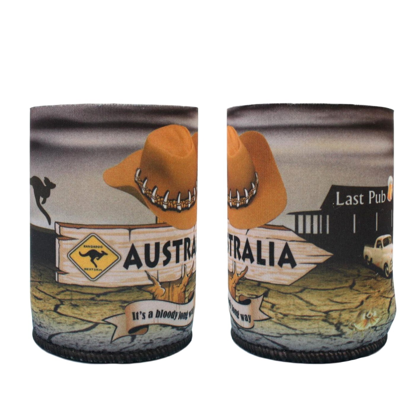 Stubby Holder Stubbie Can Beer Bottle Drink Cooler Australia Flag Funny Souvenir - Picture 30 of 110