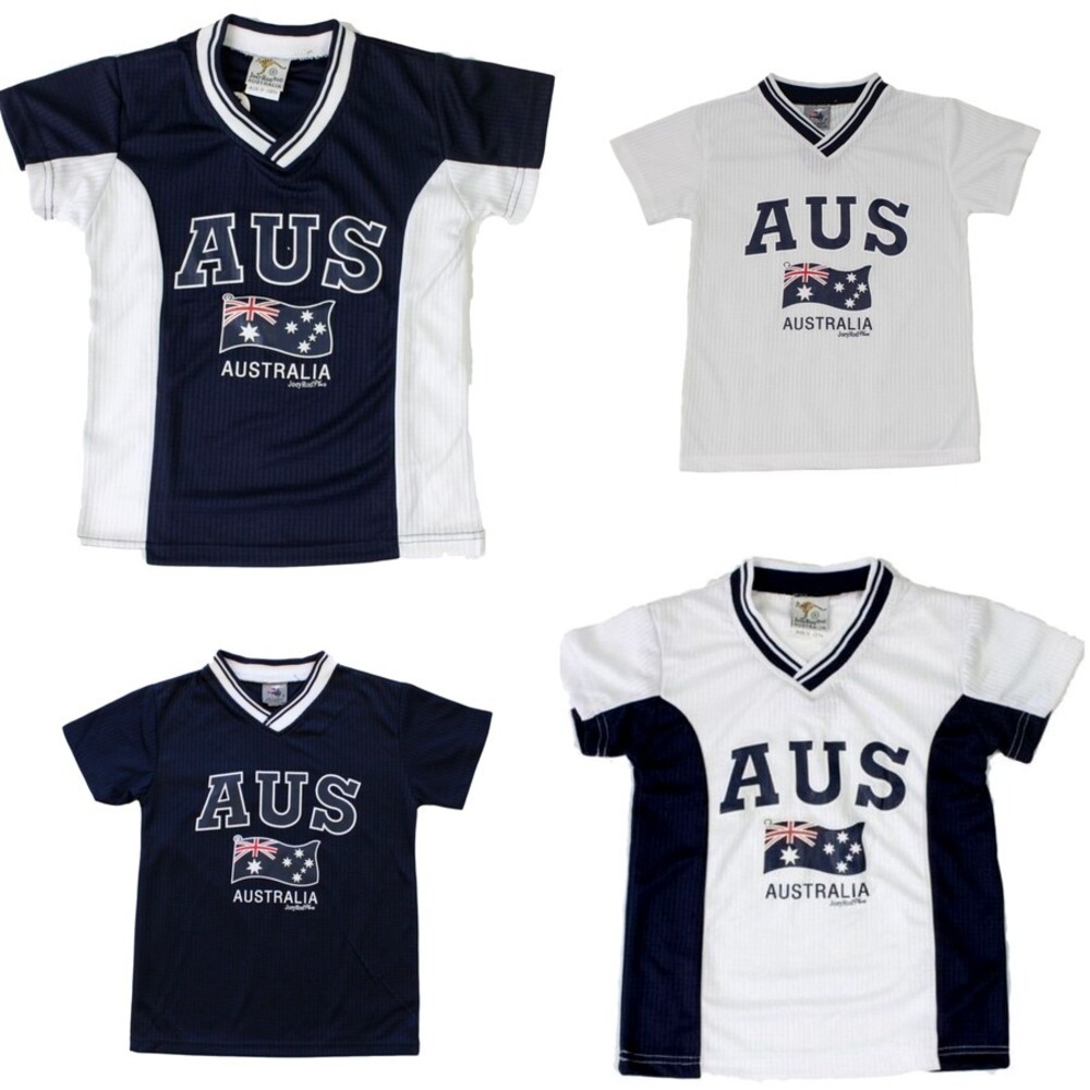 Kids Sports Soccer Football Rugby Jersey Top T Shirt Tee Australia