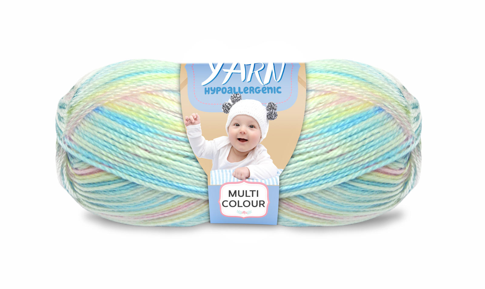 100g 3 Ply Baby Yarn Hypoallergenic Super Soft Yatsal Knitting Solid Multi Colou - Picture 6 of 14