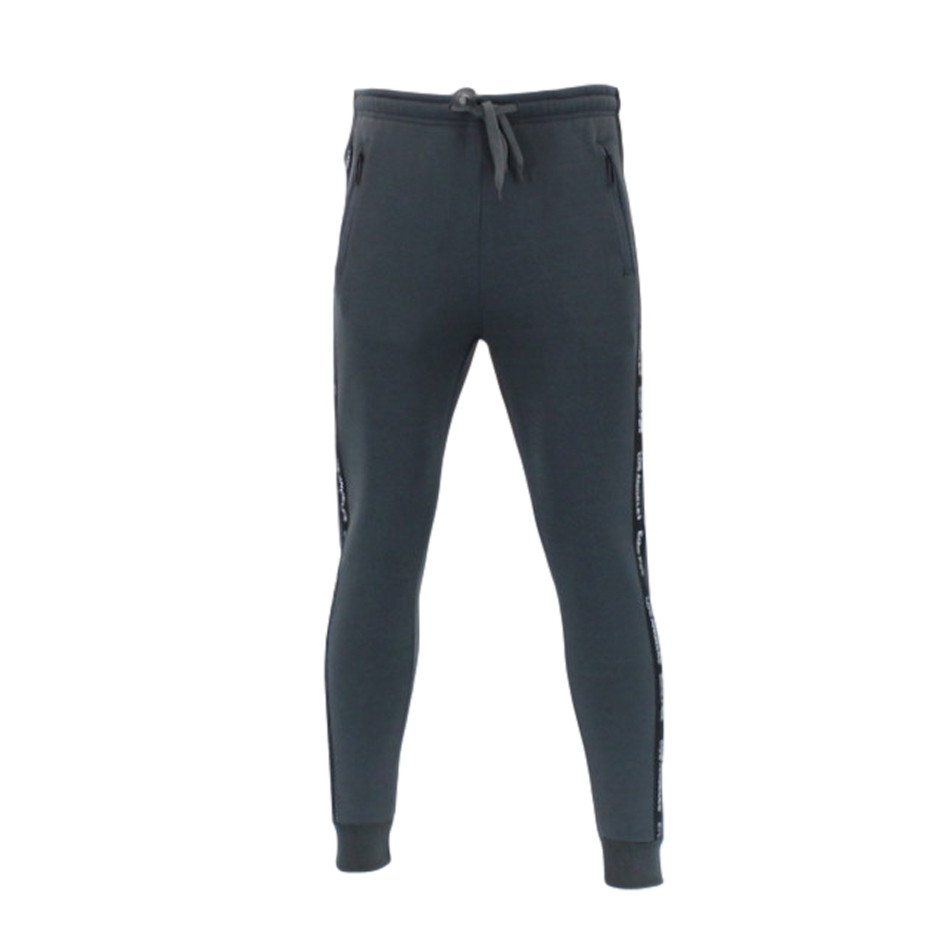 FIL Mens Fleece Track Pants Casual Tracksuit Zipped Pockets Stripped LOS ANGELES - Picture 21 of 21