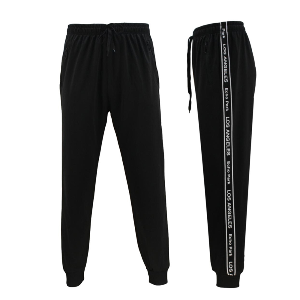 Men's Track Pants Jogger Cuffed Trousers Trackies Sweat Pants - LOS ANGELES