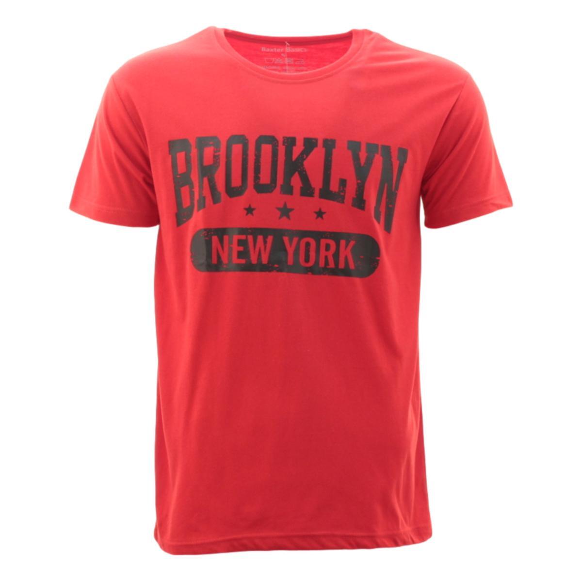 Men's Casual Crew Neck TShirt Tee Short Sleeve Brooklyn New York eBay
