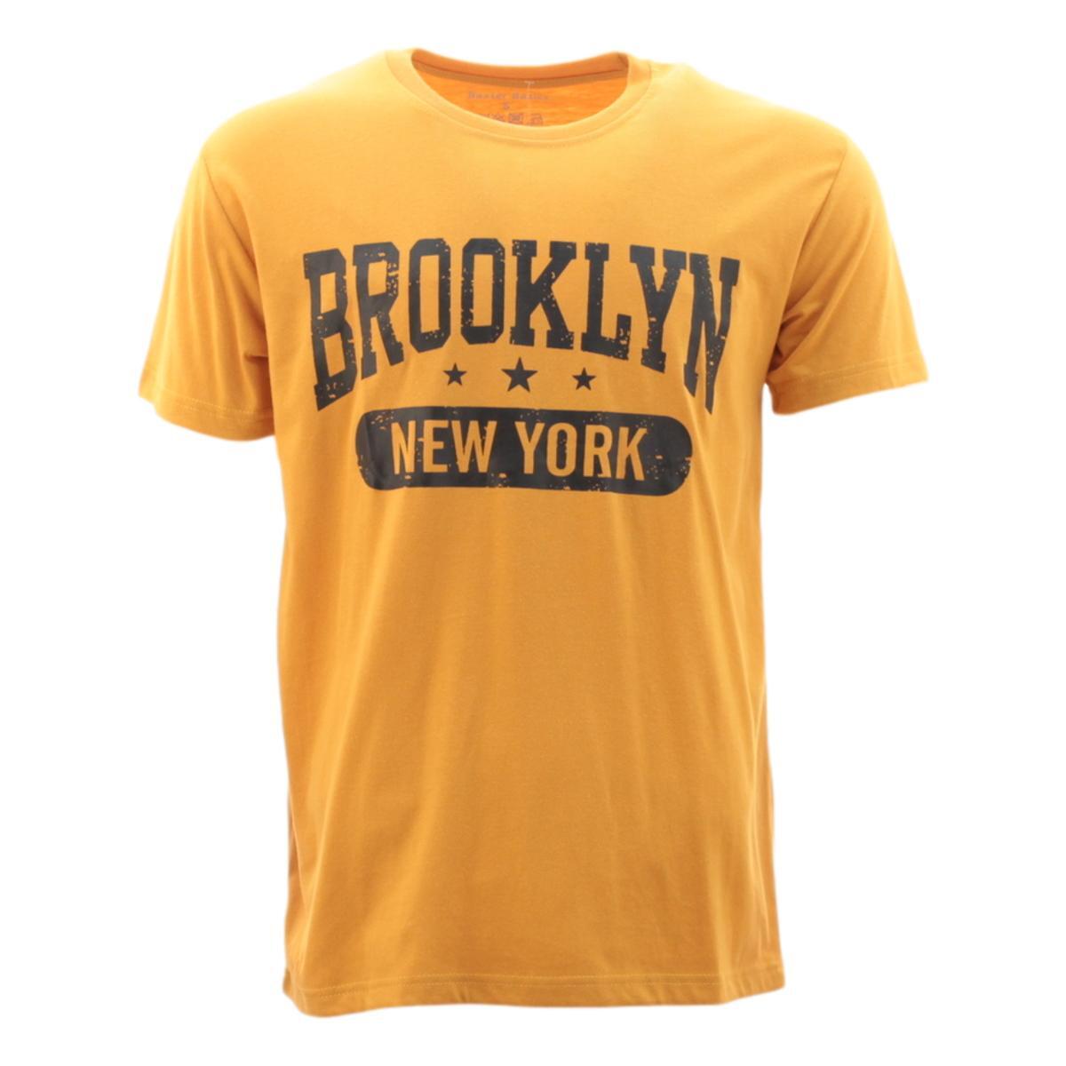 Men's Casual Crew Neck TShirt Tee Short Sleeve Brooklyn New York eBay