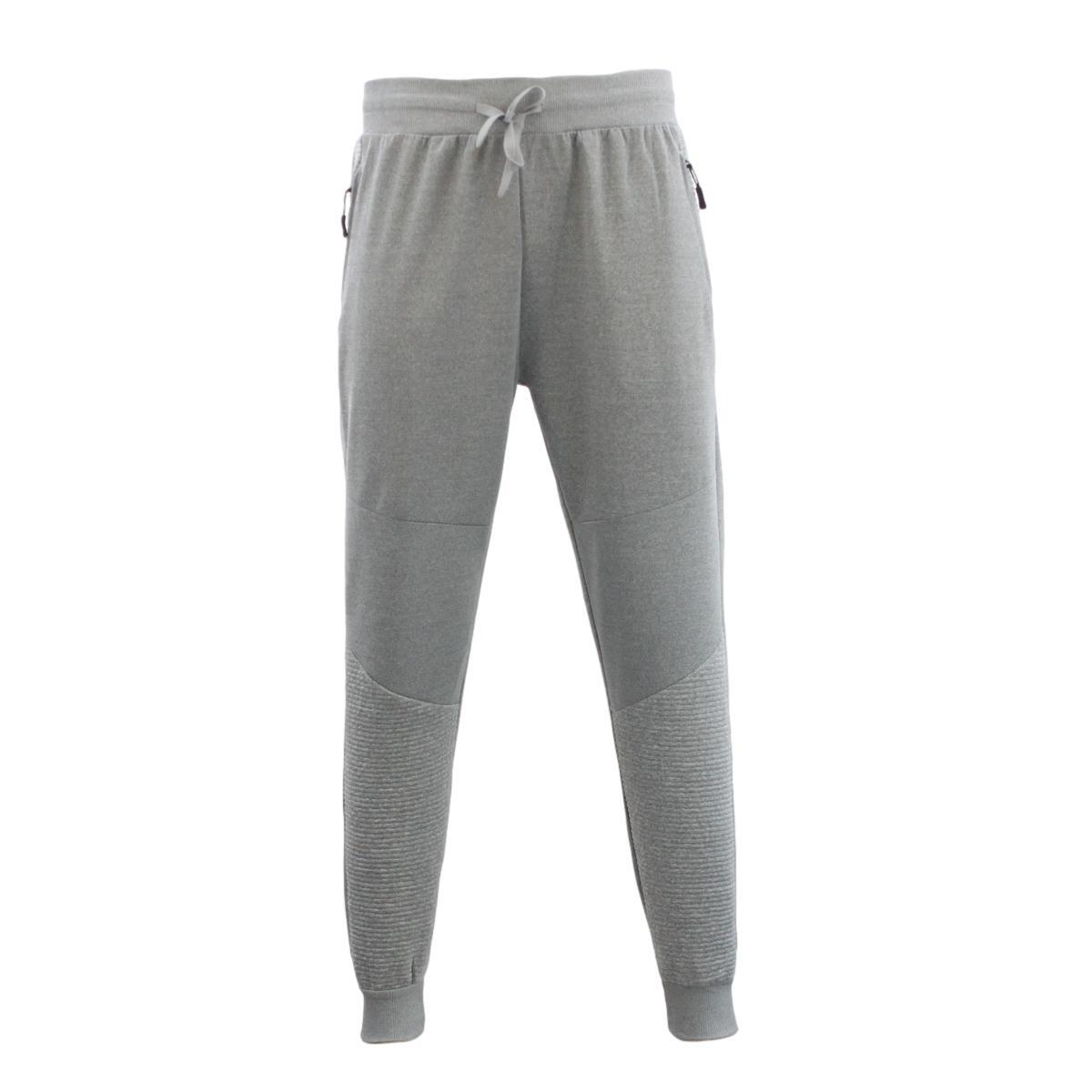 side pockets elastic cuffed casual jogger pants