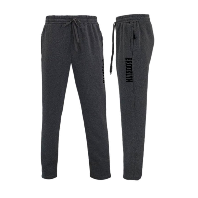 FIL Men's Fleece Jogger Pants Zipper Pockets Pullover Sweatpants Casual - Brookl - Picture 10 of 21
