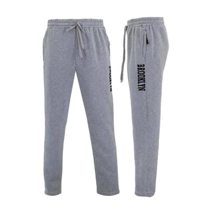 FIL Men's Fleece Jogger Pants Zipper Pockets Pullover Sweatpants Casual - Brookl - Picture 18 of 21