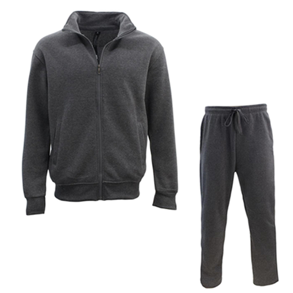 FIL Men's Fleece Zip up Sweater Track Pants Set Tracksuit Sweatsuit - Picture 8 of 17