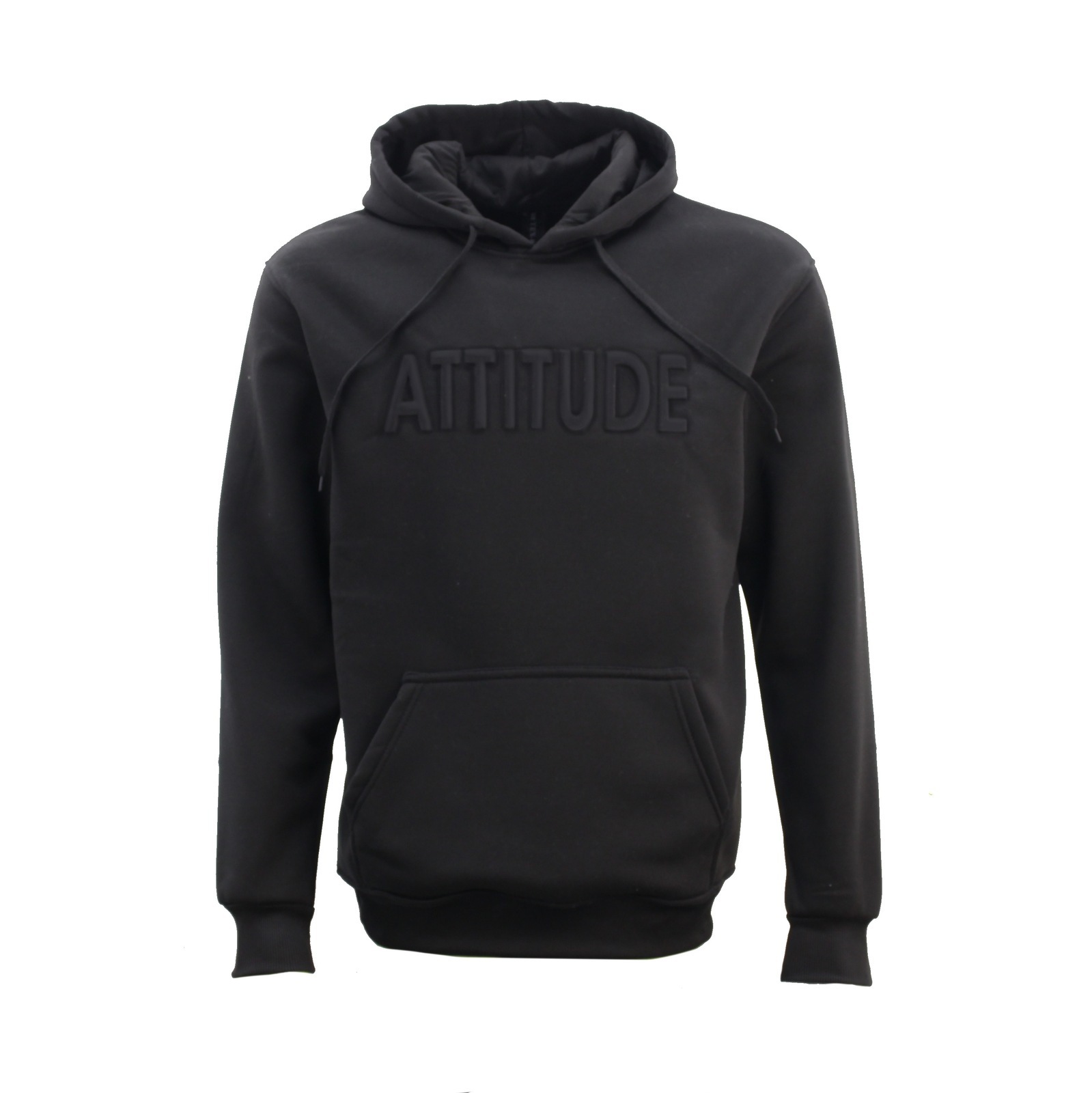 FIL Men's Fleece Hoodie Pullover Hooded Jumper Sweater Embossed - ATTITUDE - Picture 5 of 25