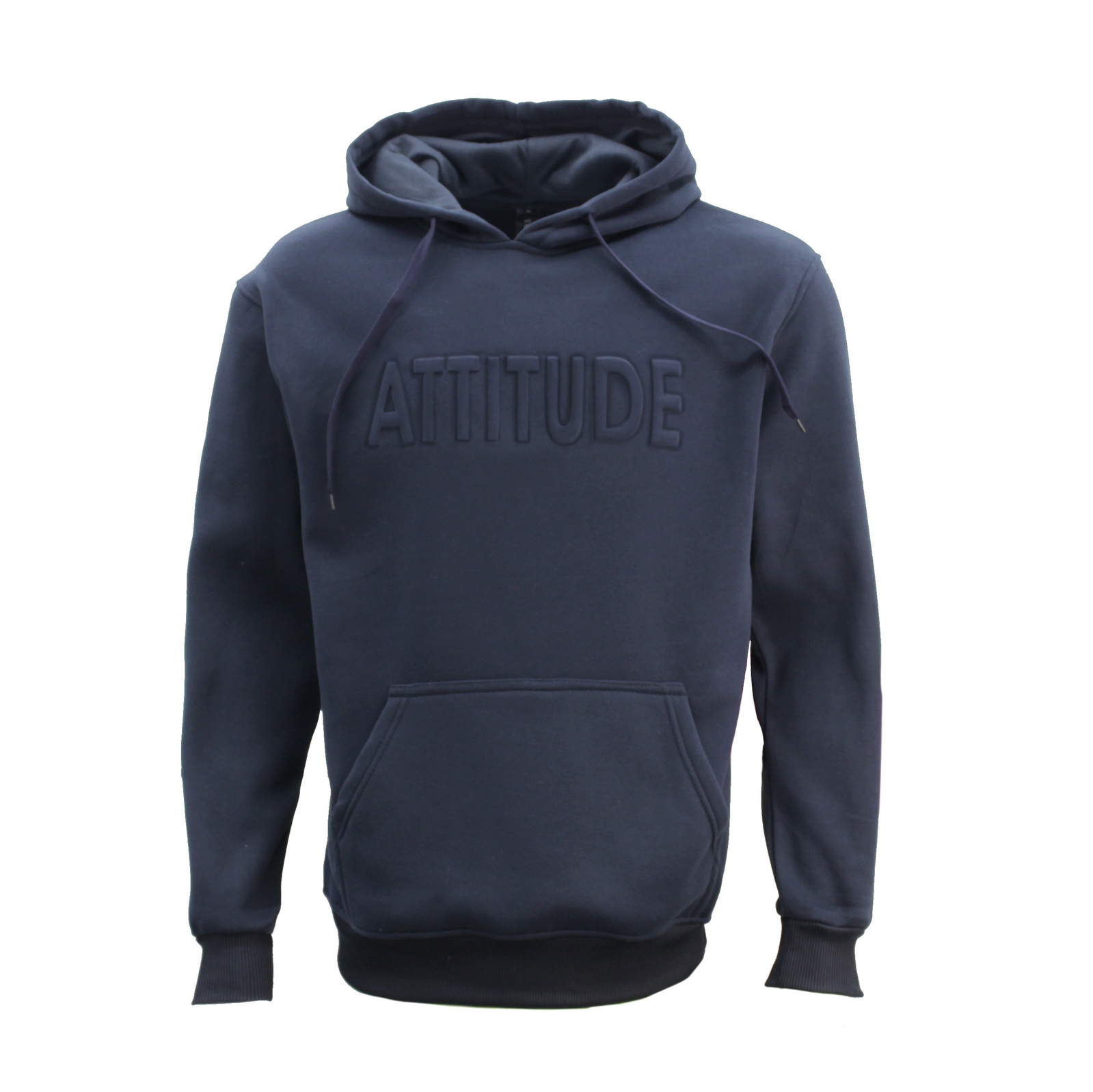 FIL Men's Fleece Hoodie Pullover Hooded Jumper Sweater Embossed - ATTITUDE - Picture 7 of 25
