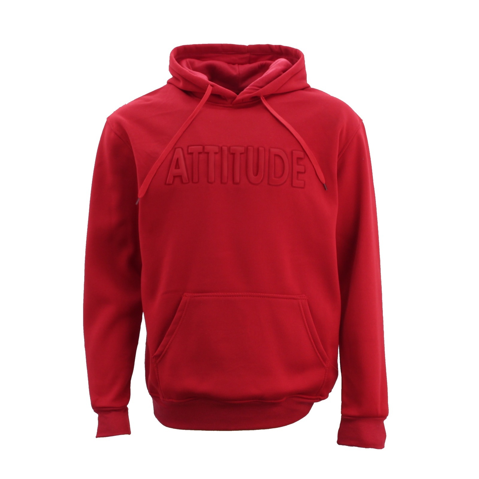 FIL Men's Fleece Hoodie Pullover Hooded Jumper Sweater Embossed - ATTITUDE - Picture 13 of 25