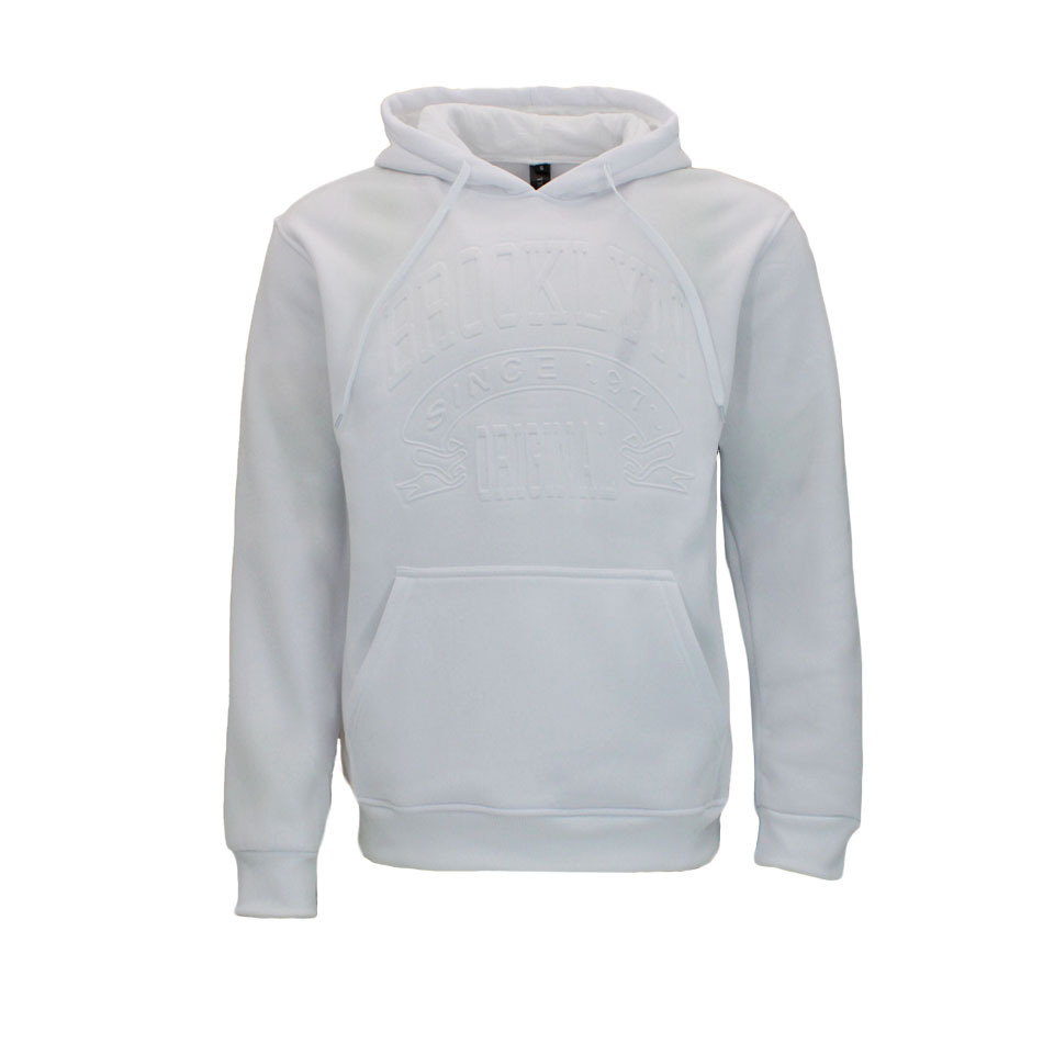 FIL Mens Embossed Fleece Hoodie Pullover Hooded Jumper Sweater - Brooklyn - Picture 17 of 45