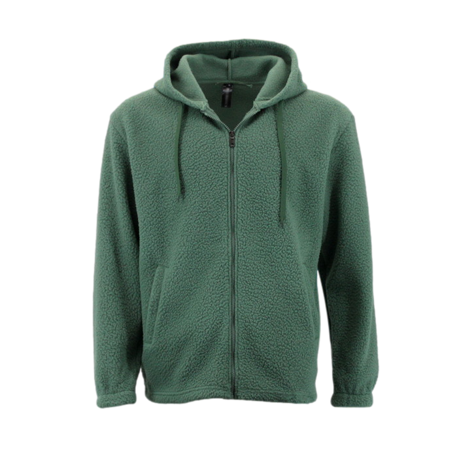 FIL Men's Teddy Fleece Zip up Hoodie Sweater Jumper Jacket - Picture 17 of 17