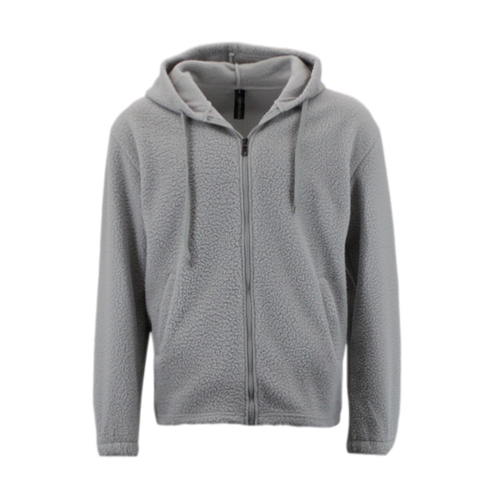 FIL Men's Teddy Fleece Zip up Hoodie Sweater Jumper Jacket - Picture 12 of 17