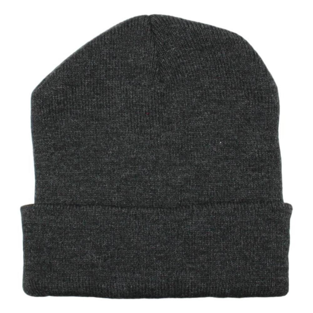 Mens Womens Unisex Beanie Winter Thermal Ski Warm Knitted Sherpa Plain Patterned - Picture 63 of 185