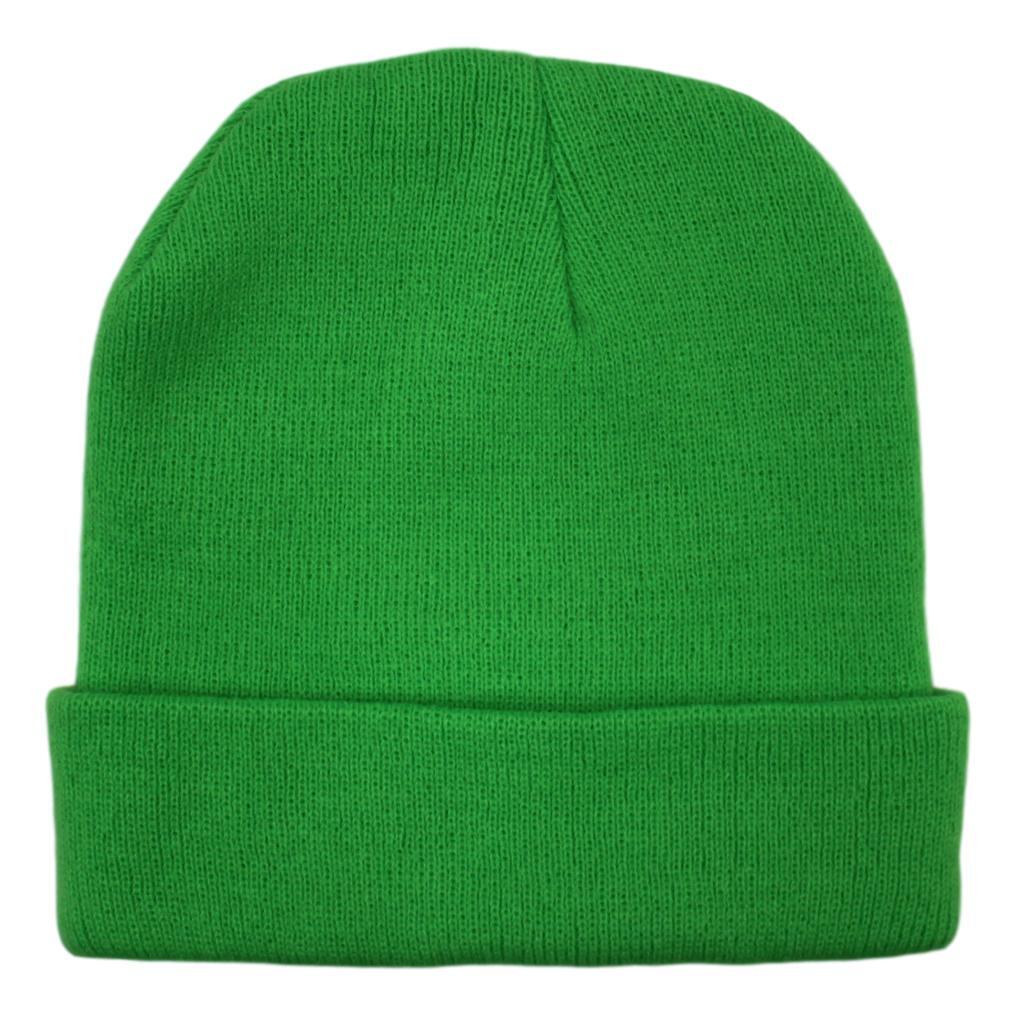 Mens Womens Unisex Beanie Winter Thermal Ski Warm Knitted Sherpa Plain Patterned - Picture 64 of 185