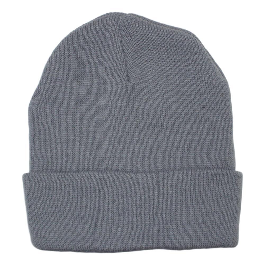 Mens Womens Unisex Beanie Winter Thermal Ski Warm Knitted Sherpa Plain Patterned - Picture 68 of 185