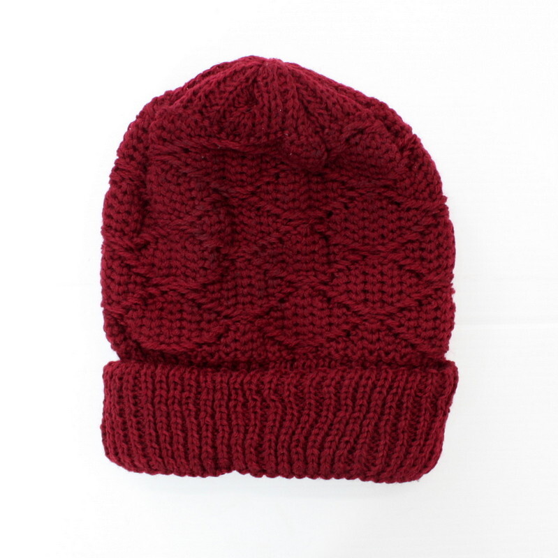 Mens Womens Unisex Beanie Winter Thermal Ski Warm Knitted Sherpa Plain Patterned - Picture 30 of 185