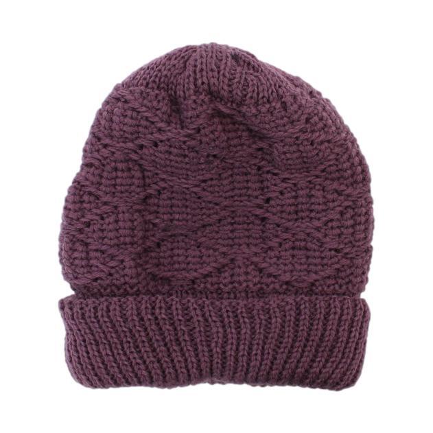 Mens Womens Unisex Beanie Winter Thermal Ski Warm Knitted Sherpa Plain Patterned - Picture 31 of 185