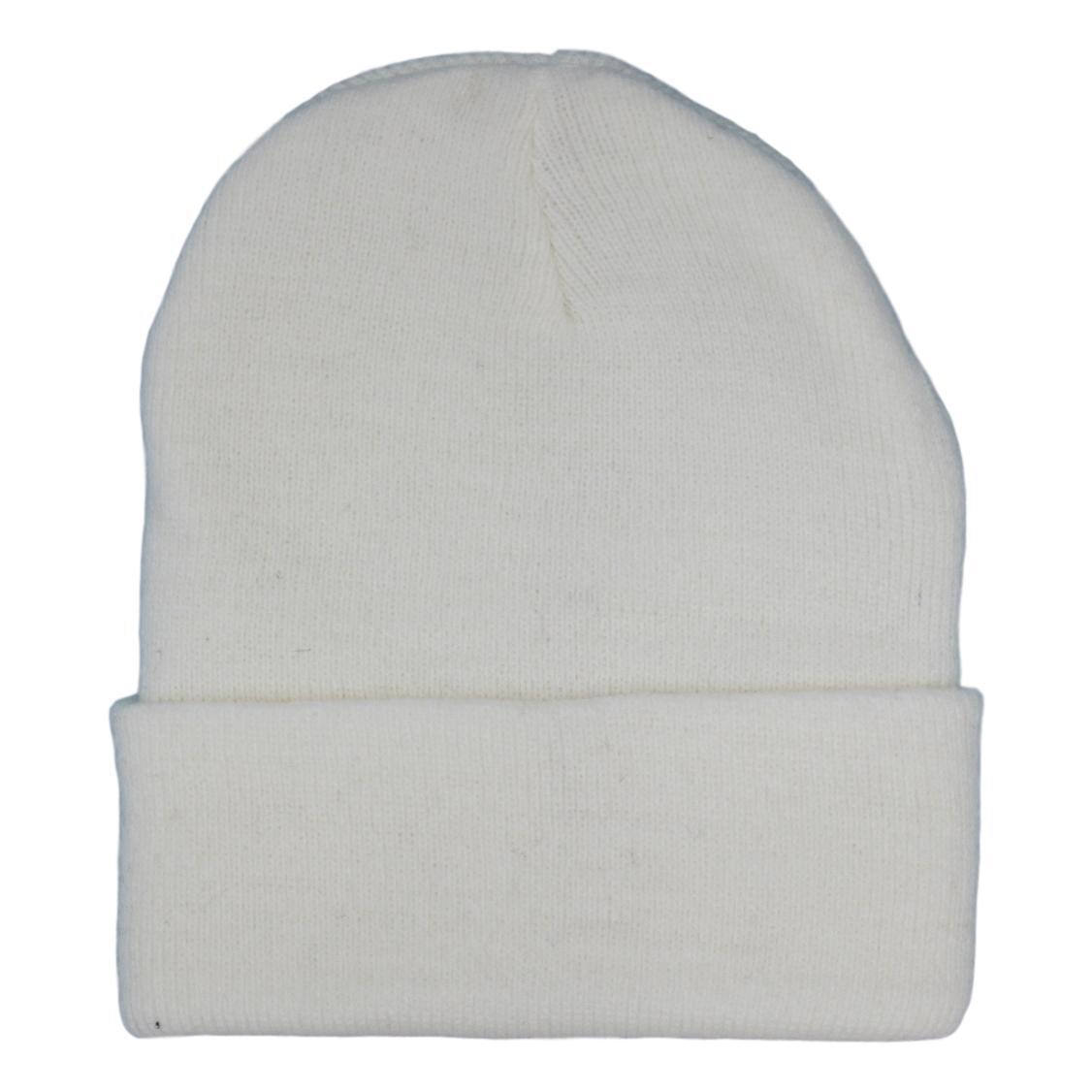 Mens Womens Unisex Beanie Winter Thermal Ski Warm Knitted Sherpa Plain Patterned - Picture 72 of 185
